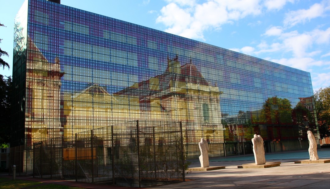 Lille - Das Palais der schönen Künste - Spiegelbild