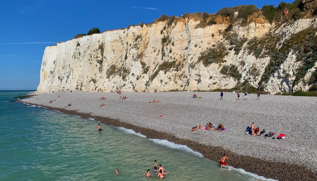 Mers-les-Bains Nordfrankreich am Meer- 