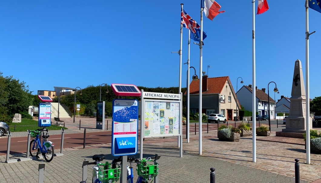 Sangatte in Nordfrankreich am Meer - Strandzugang im Ort