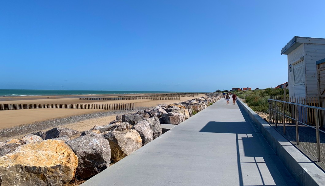 Sangatte in Nordfrankreich am Meer - Strandpromenade 1