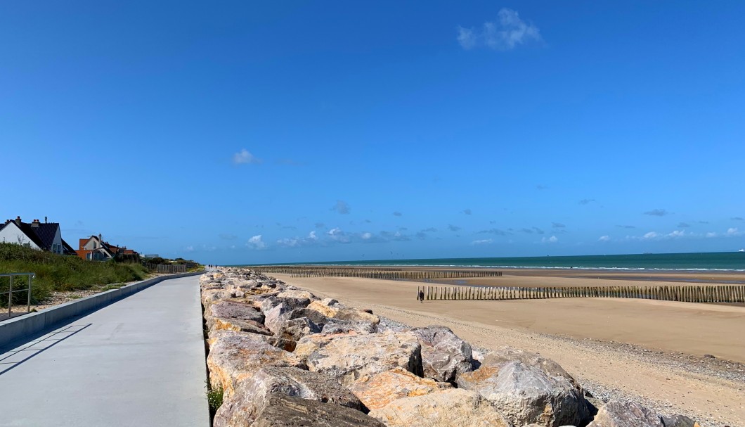 Sangatte in Nordfrankreich am Meer - Strandpromenade 2