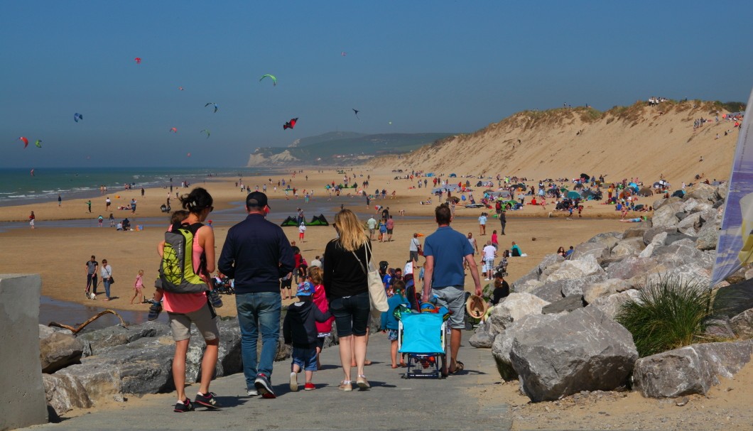 Wissant in Nordfrankreich am Meer - Strand