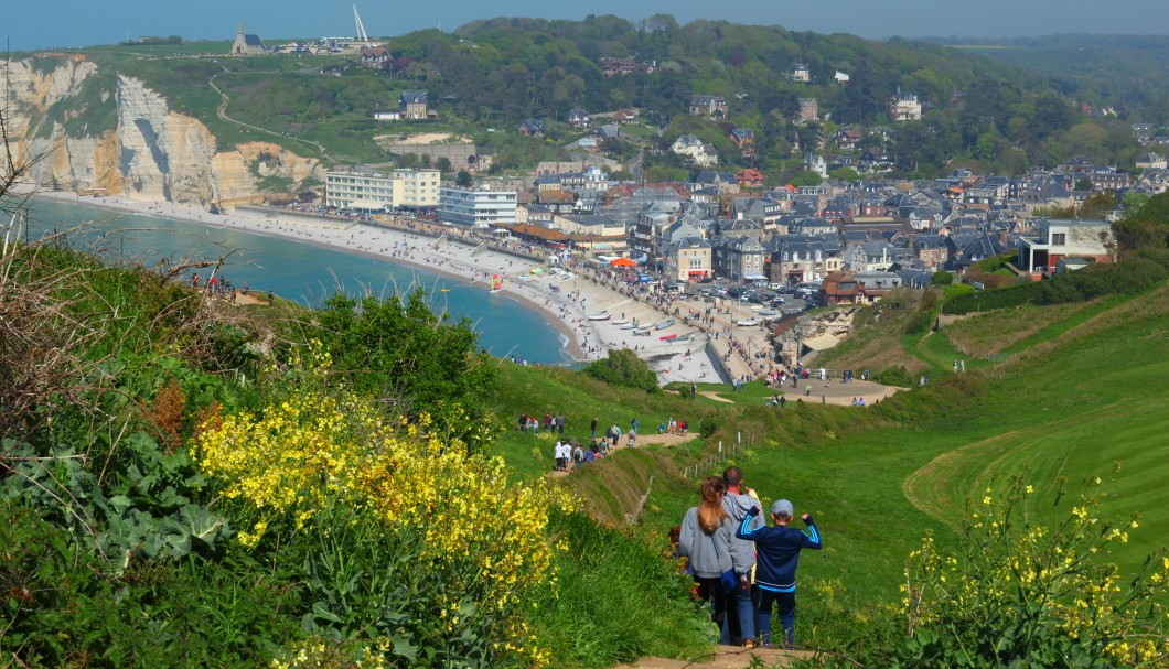 Étretat in der Normandie am Meer - Landschaft