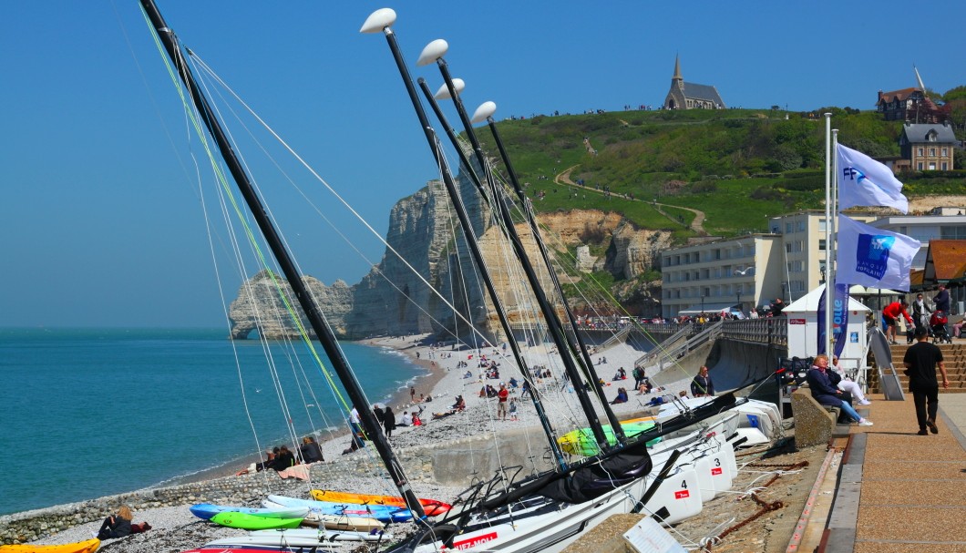 Normandie-Urlaub am Meer - Strand Étretat