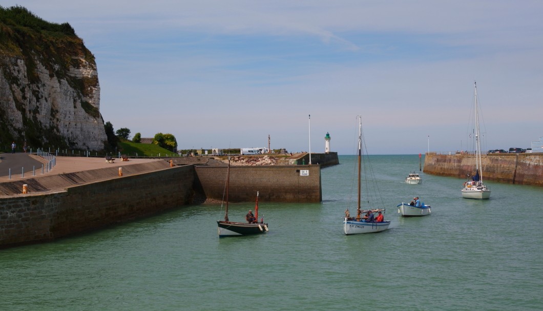 Normandie am Meer - Hafen Saint-Valery-en-Caux