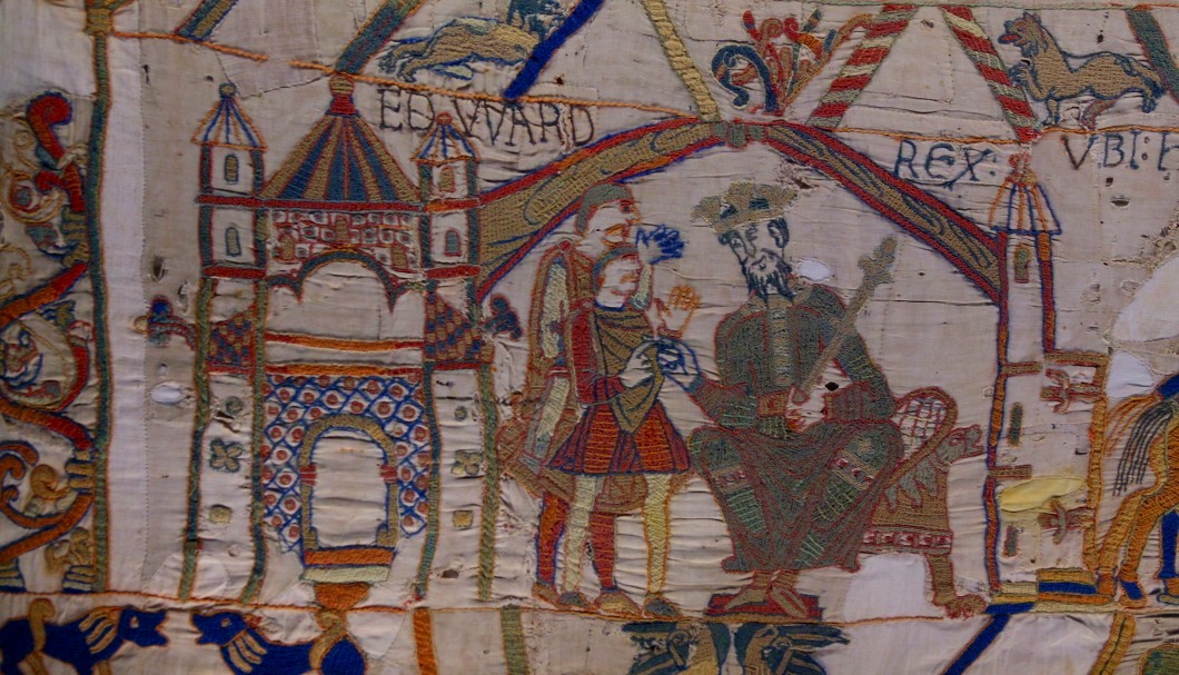 Teppich von Bayeux - englischer König Edward