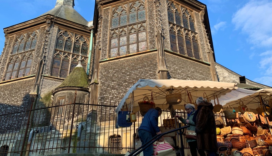 Honfleur in der Normandie am Meer - Holzkirche 