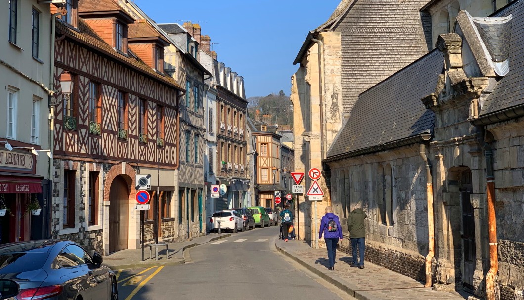 Honfleur in der Normandie am Meer - Stadthäuser 2