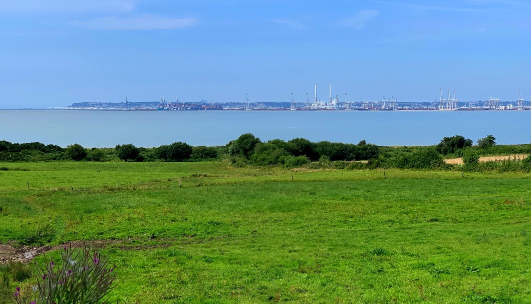 Normandie-Urlaub am Meer - Seinemündung mit Le Havre