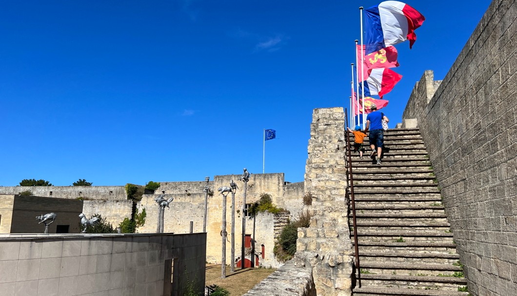 Normandie Urlaub in Caen - die Festung Château de Caen