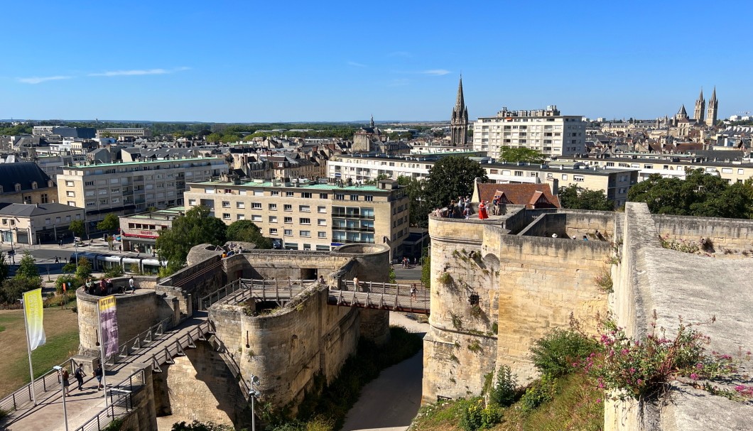 Normandie Urlaub in Caen - die Festung Château de Caen