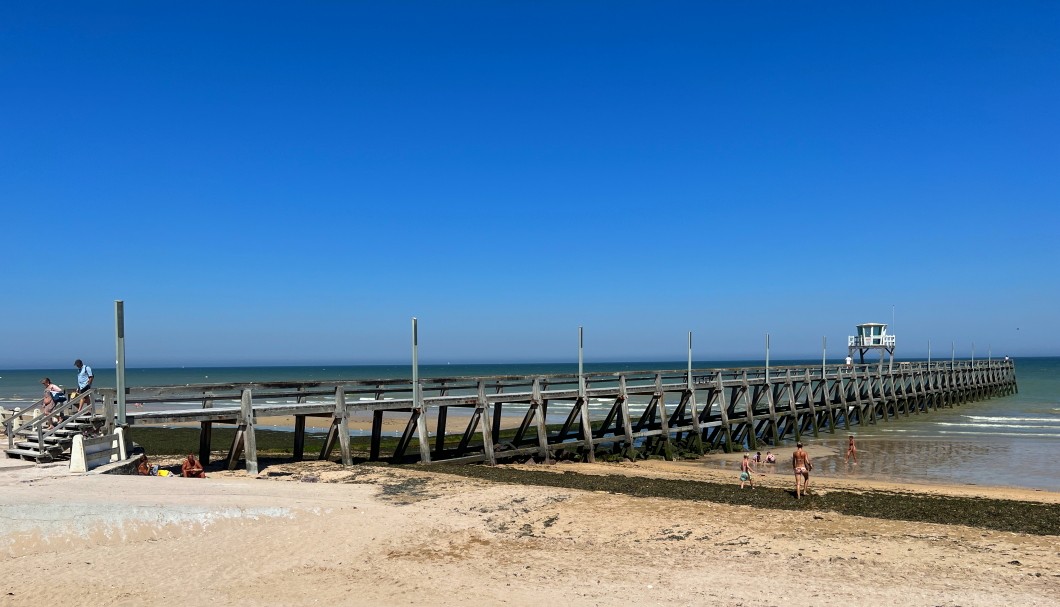 Luc-sur-Mer Normandie - Zugang Strand