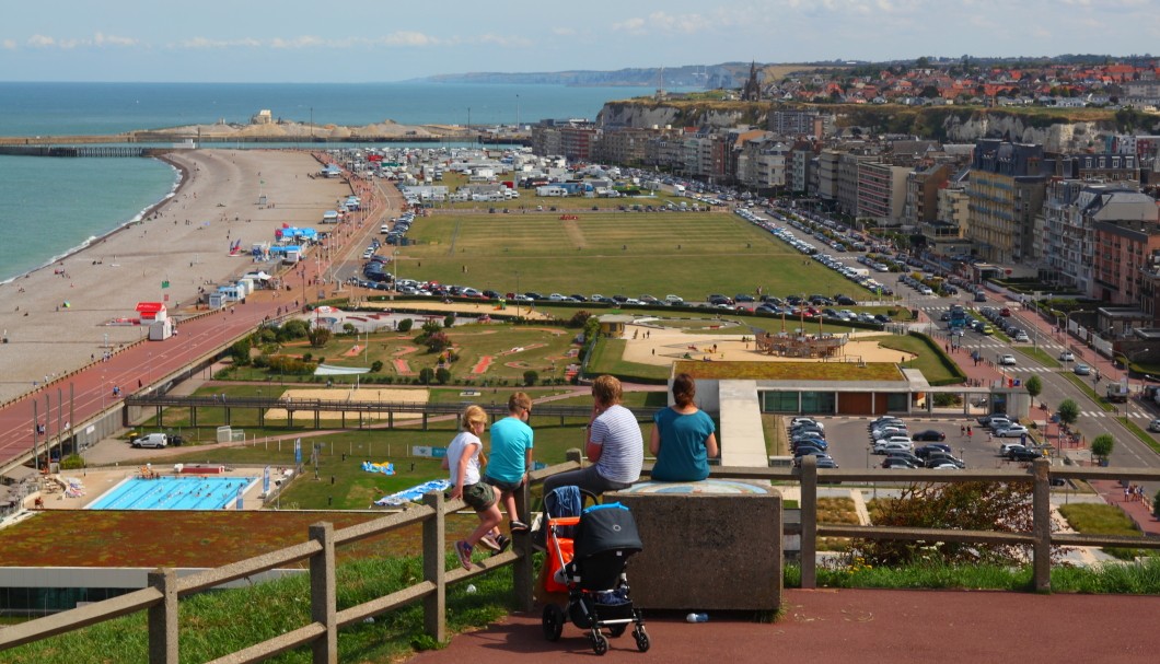 Dieppe - Panorama Strand Stadt