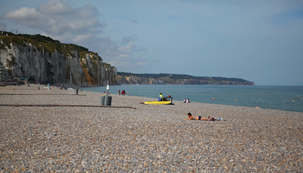 Normandie-Urlaub am Meer - Strand Dieppe