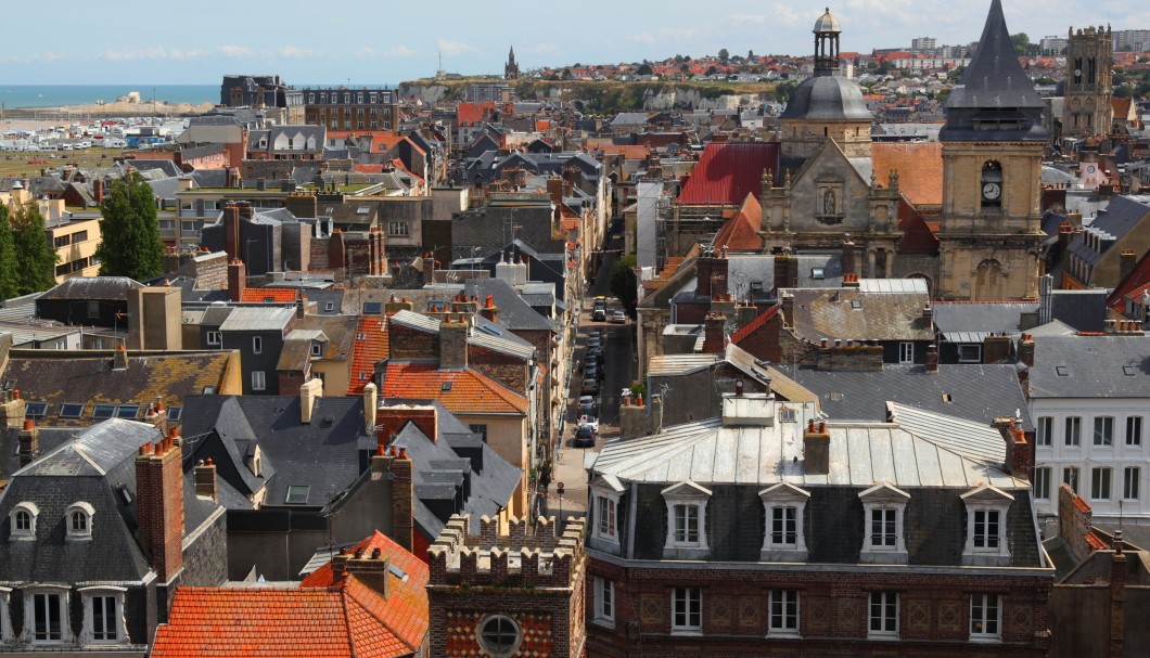 Dieppe - Panorama Altstadt