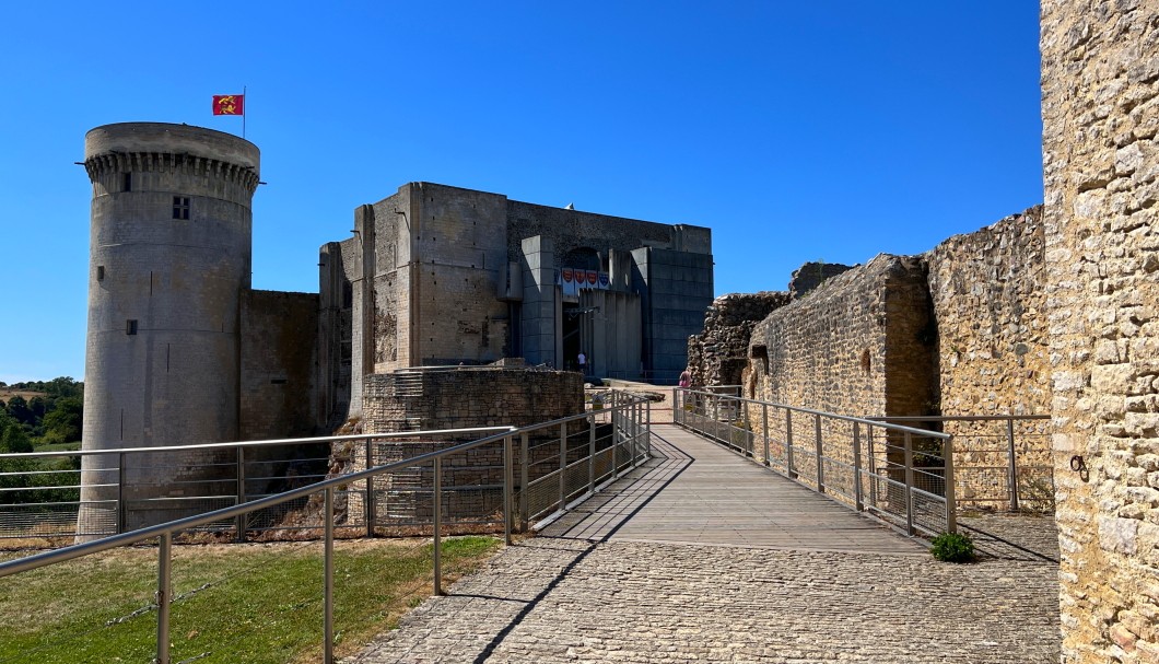 Burg Falaise in der Normandie