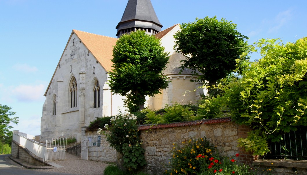Normandie Giverny Dorfkirche