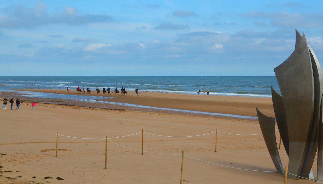 Landungsstrände Normandie - Omaha Beach heute