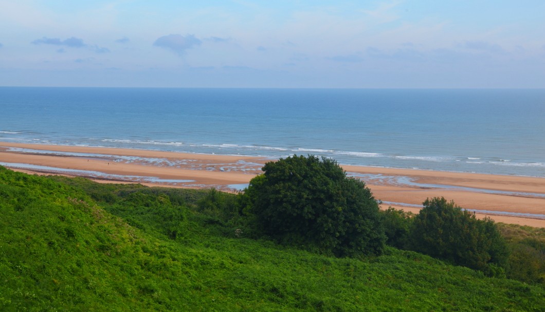 Amerikanischer Soldatenfriedhof Colleville-sur-Mer Normandie - Omaha Beach heute