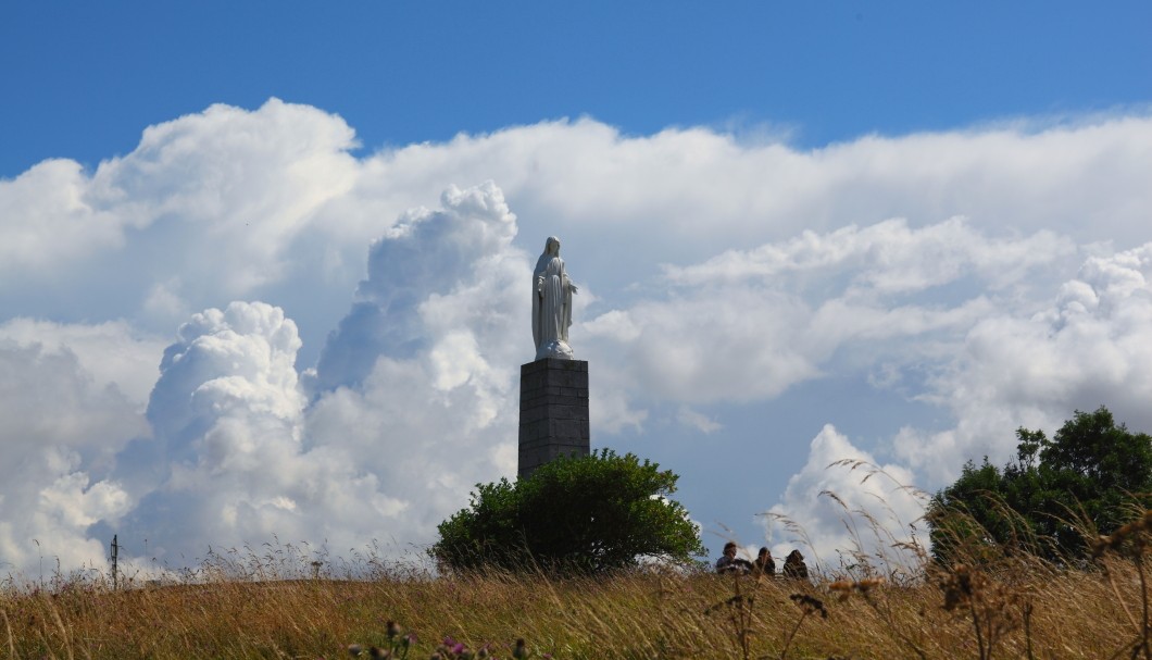 Arromanches-les-Bains Normandie Meer - Statue