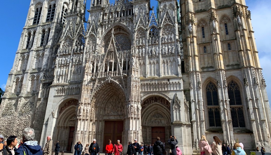 Normandie Urlaub in Rouen - Kathedrale Fassade