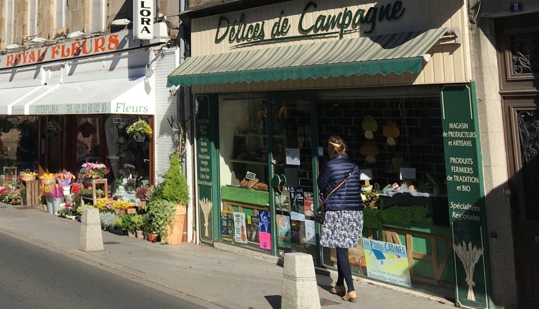 Normandie Urlaub in Villedieu-les-Poêles - Geschäfte Rue du Général de Gaulle