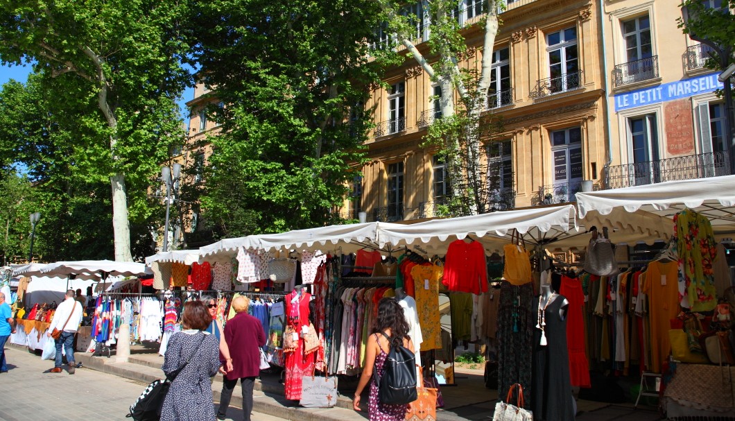 Aix-en-Provence - Cours Mirabeau Markt 2