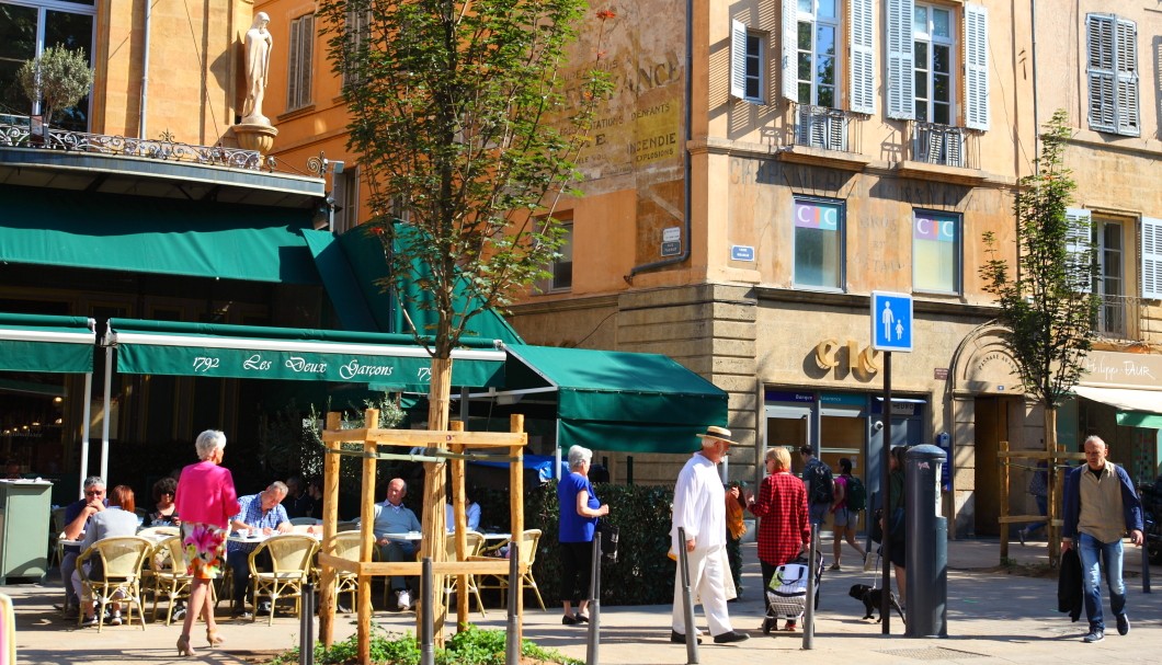 Aix-en-Provence - Cours Mirabeau, Rue Fabrot