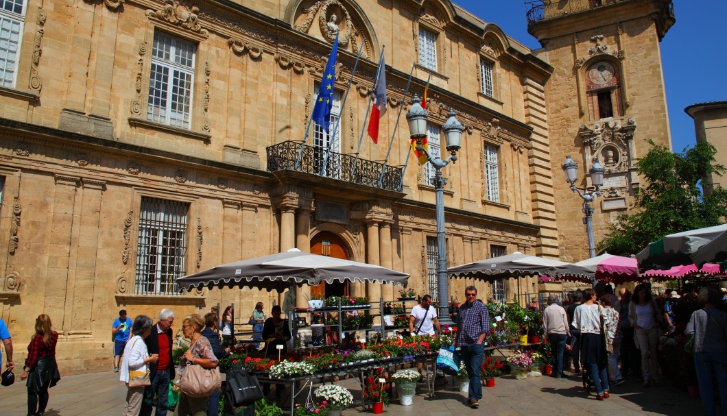 Aix-en-Provence - Place de l'Hôtel-de-Ville