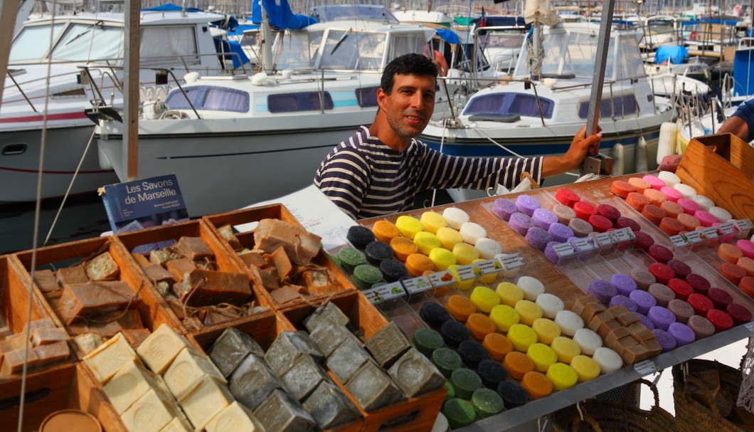 Marseille alter Hafen - Echte Seife aus Marseille