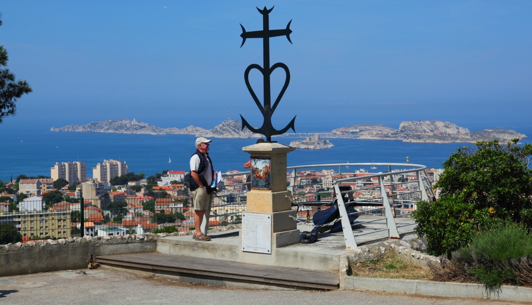 Marseille Notre-Dame de la Garde - Aussicht auf Inseln