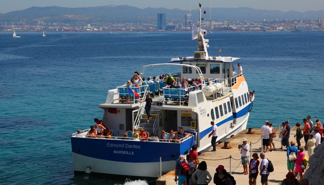 Marseille Insel Île d'If - Anlegen