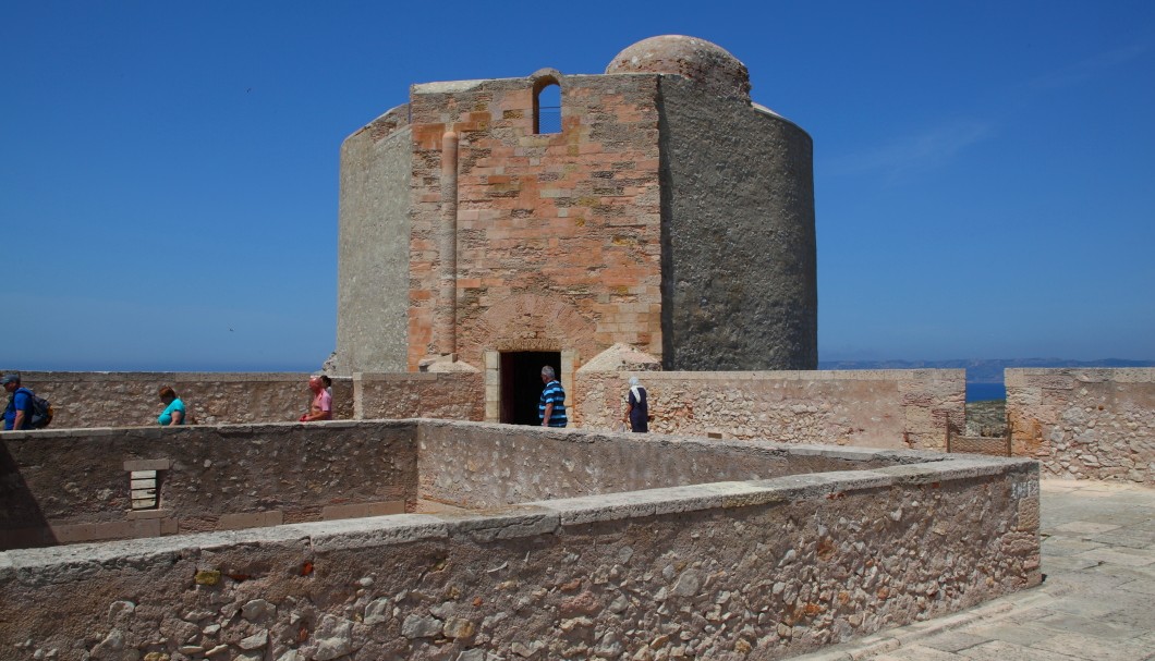 Marseille Insel Île d'If - 0berer Wehrgang