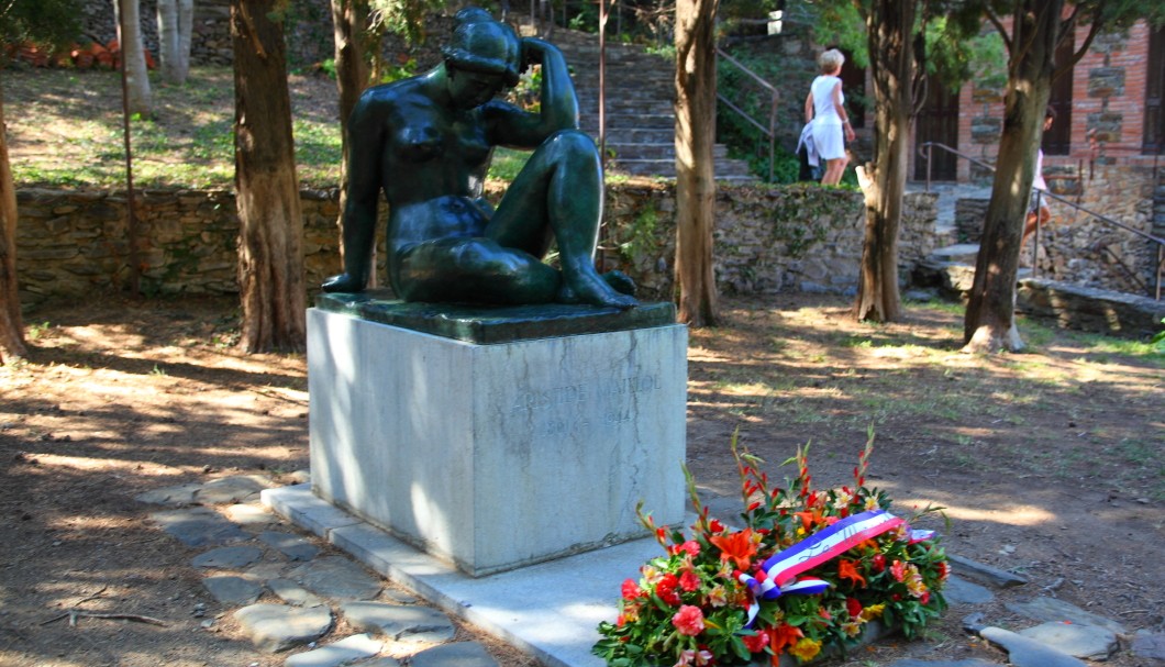 Museum Aristide Maillol, Grabstätte, Bronzefigur La Méditerranée (das Mittelmeer)