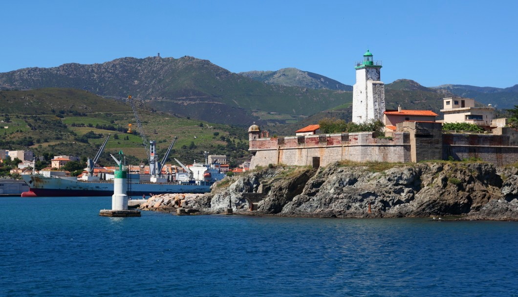 Hafeneinfahrt Port-Vendres