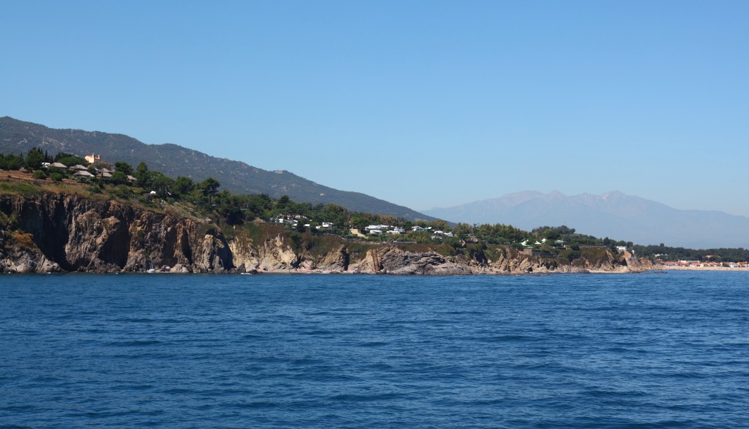 Küste vor Argelès-sur-Mer