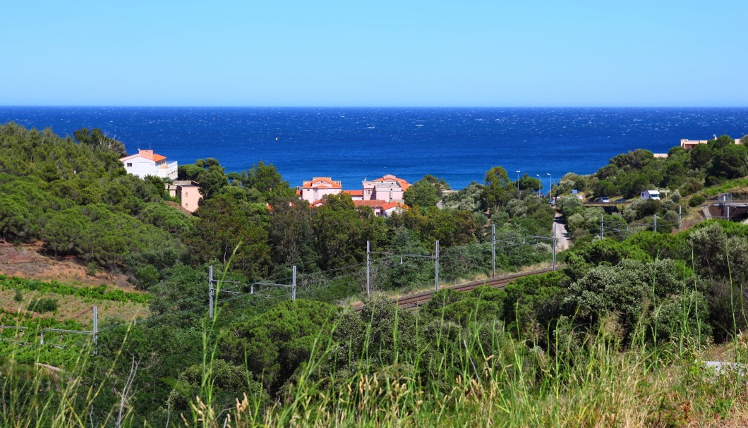 Eisenbahn an der Côte Vermeille