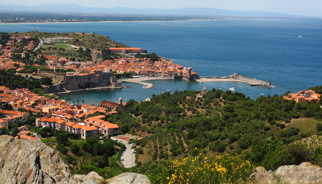 Blick auf Collioure