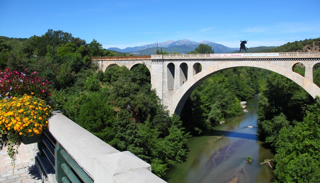 Céret Brücke am Ortseingang