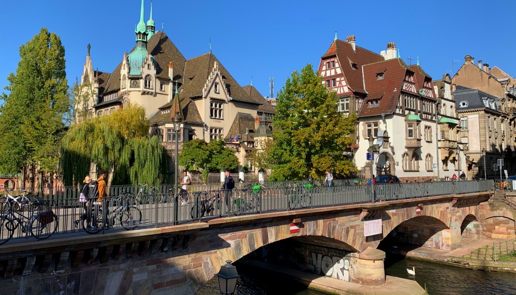 Straßburg Elsass Frankreich - Gymnasium Lycée International des Pontonniers